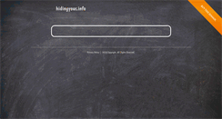 Desktop Screenshot of hidingyour.info